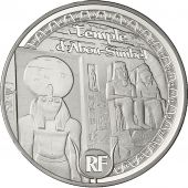 Vme Rpublique, 10 Euro Egypte, Le temple d'Abou-Simbel 2012, KM 1905