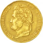 Louis-Philippe I, 20 Francs Or tte laure 1839 A, KM 750.1