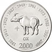 Somalie, 10 Shillings Boeuf 2000, KM 91