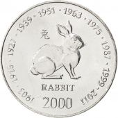 Somalie, 10 Shillings Lapin 2000, KM 93