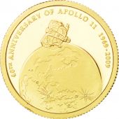 Iles Cook, Elisabeth II, 10 Dollars Or Apollo 2009, KM 1332