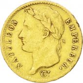 Premier Empire, 20 Francs Or Napolon Empereur 1813 Utrecht, KM 695.11