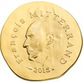 Vme Rpublique, 50 Euro Or Franois Mitterrand 2015