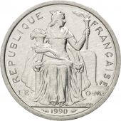 Polynsie Franaise, 2 Francs 1990, KM 10