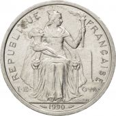 Polynsie Franaise, 2 Francs 1990, KM 10