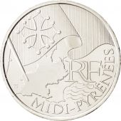 France, Monnaie de Paris, 10 Euro Midi-Pyrnes 2010, KM 1663