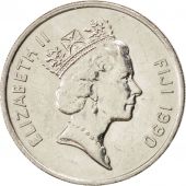 Fidji, Elisabeth II, 20 Cents 1990, KM 53a