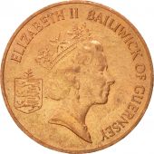 Guernesey, Elisabeth II, 2 Pence 1990, KM 41