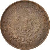 Argentine, Rpublique, 2 Centavos 1892, KM 33