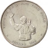 Cap Vert, Rpublique, 100 Escudos Visite du Pape 1990, KM 25