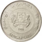 Singapour, Rpublique, 10 Cents 1986, KM 51
