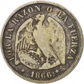Chili, Rpublique, 20 Centavos 1866, KM 135