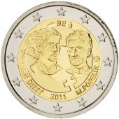Belgium, 2 Euro Womens Day 2011, Brussels, KM:308, MS(65-70), Proof
