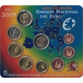 Spain, Euro Set of 9 coins, 2009