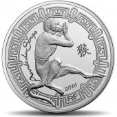FRANCE, Monnaie de Paris, 10 Euro, Anne du singe, 2016, FDC, Silver