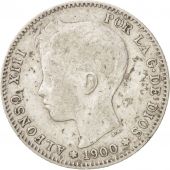 Spain, Alfonso XIII, Peseta, 1900, Madrid, VF(30-35), Silver, KM:706