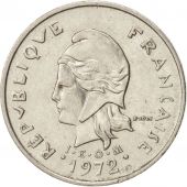 New Caledonia, 10 Francs, 1972, Paris, EF(40-45), Nickel, KM:11