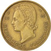 French West Africa, 25 Francs, 1956, Paris, EF(40-45), Aluminum-Bronze, KM:7