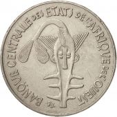 West African States, 100 Francs, 1980, EF(40-45), Nickel, KM:4