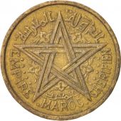 Morocco, Mohammed V, 2 Francs, 1945, Paris, TTB, Aluminum-Bronze, KM:42