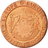 United Kingdom , Elizabeth II, 1/4 Ecu, 1992, SPL, Bronze, KM:12