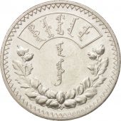 Mongolia, Tugrik, 1925, AU(55-58), Silver, KM:8
