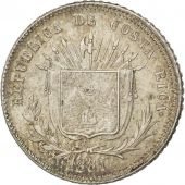 Costa Rica, 5 Centavos, 1887, MS(60-62), Silver, KM:125