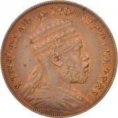 thiopie, Menelik II, 1/100 Birr, Matonya, 1897, Paris, SUP, Cuivre, KM:9