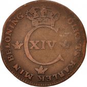 Sweden, Carl XIV Johan, 1/4 Skilling, 1820, VF(20-25), Copper, KM:595