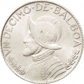 Panama, 1/10 Balboa, 1962, MS(63), Silver, KM:10.2