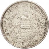 Guatemala, 5 Centavos, 1950, EF(40-45), Silver, KM:257.1