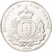 San Marino, 10000 Lire, 1999, Rome, MS(64), Silver, KM:398