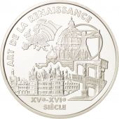 France, 6.55957 Francs, 2000, Art de la Renaissance, FDC, Argent, KM:1225