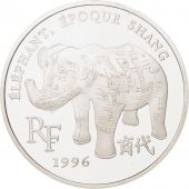 France, 10 Francs-1.5 Euro, 1996, Elphant, FDC, Argent, KM:1123