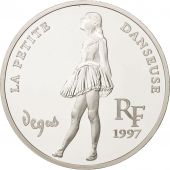 France, 10 Francs-1.5 Euro, 1997, Danseuse, Paris, FDC, Argent, KM:1292