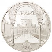 France, 100 Francs-15 Ecus, 1995, Alhambra, Paris, MS(65-70), Silver, KM:1112