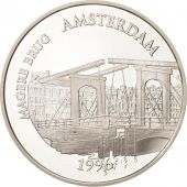 France, 100 Francs-15 Euro, 1996, Amsterdam, MS(65-70), Silver, KM:1156