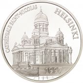 France, 100 Francs-15 Euro, 1997, Helsinki, MS(65-70), Silver, KM:1176