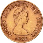 Jersey, Elizabeth II, Penny, 1983, AU(55-58), Bronze, KM:54