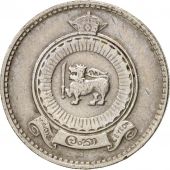 Ceylon, Elizabeth II, 25 Cents, 1971, EF(40-45), Copper-nickel, KM:131