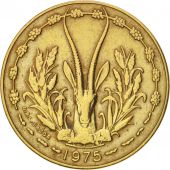 West African States, 10 Francs, 1975, EF(40-45), Aluminum-Nickel-Bronze, KM:1a