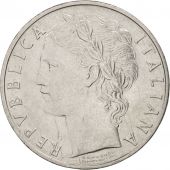 Italy, 100 Lire, 1966, Rome, EF(40-45), Stainless Steel, KM:96.1