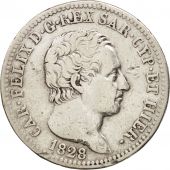 tats italiens, SARDINIA, Carlo Felice, Lira, 1828, Torino, TB, Argent, KM:1...
