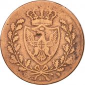 ITALIAN STATES, SARDINIA, Carlo Felice, 5 Centesimi, 1826, Torino, VF(20-25),...