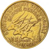 tats de lAfrique quatoriale, 25 Francs, 1962, Paris, TTB, Aluminum-Bronze