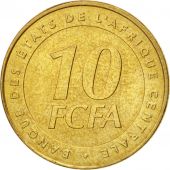 Central African States, 10 Francs, 2006, Paris, AU(55-58), Brass, KM:19