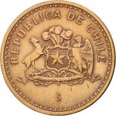 Chile, 100 Pesos, 1981, Santiago, EF(40-45), Aluminum-Bronze, KM:226.1