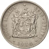 South Africa, 10 Cents, 1974, EF(40-45), Nickel, KM:85