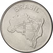 Brsil, 10 Cruzeiros, 1981, SUP+, Stainless Steel, KM:592.1