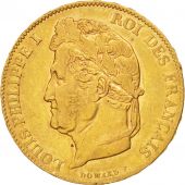 France, Louis-Philippe, 20 Francs, 1833, Lille, TTB+, Or, KM:750.5, Gadoury:1031